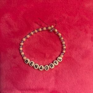 Beaded Bracelet - Pink and Cream Delight